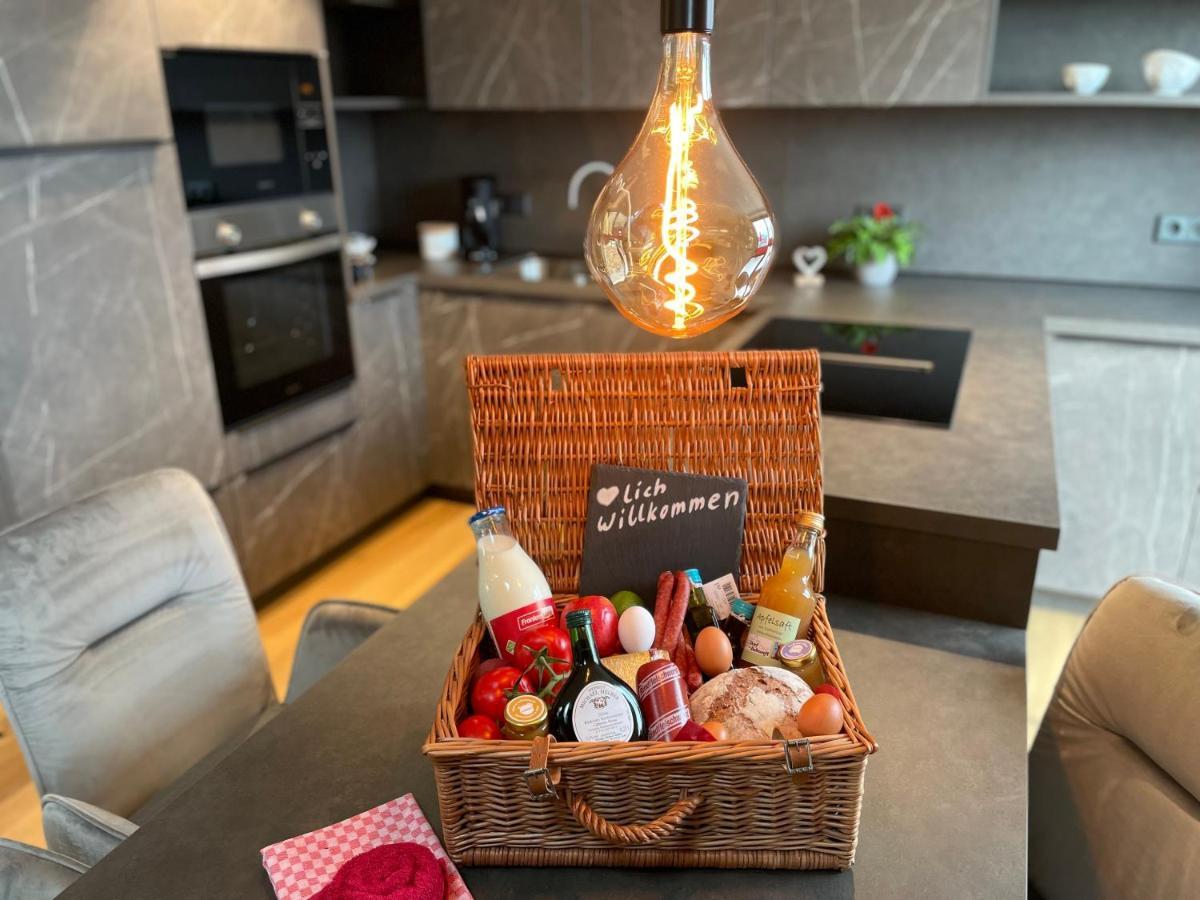Chalet-Ferienwohnung Giebeltraum, 115 Qm, Wellness/Fitness/Sauna - Bergroedelhof Feilitzsch Eksteriør bilde
