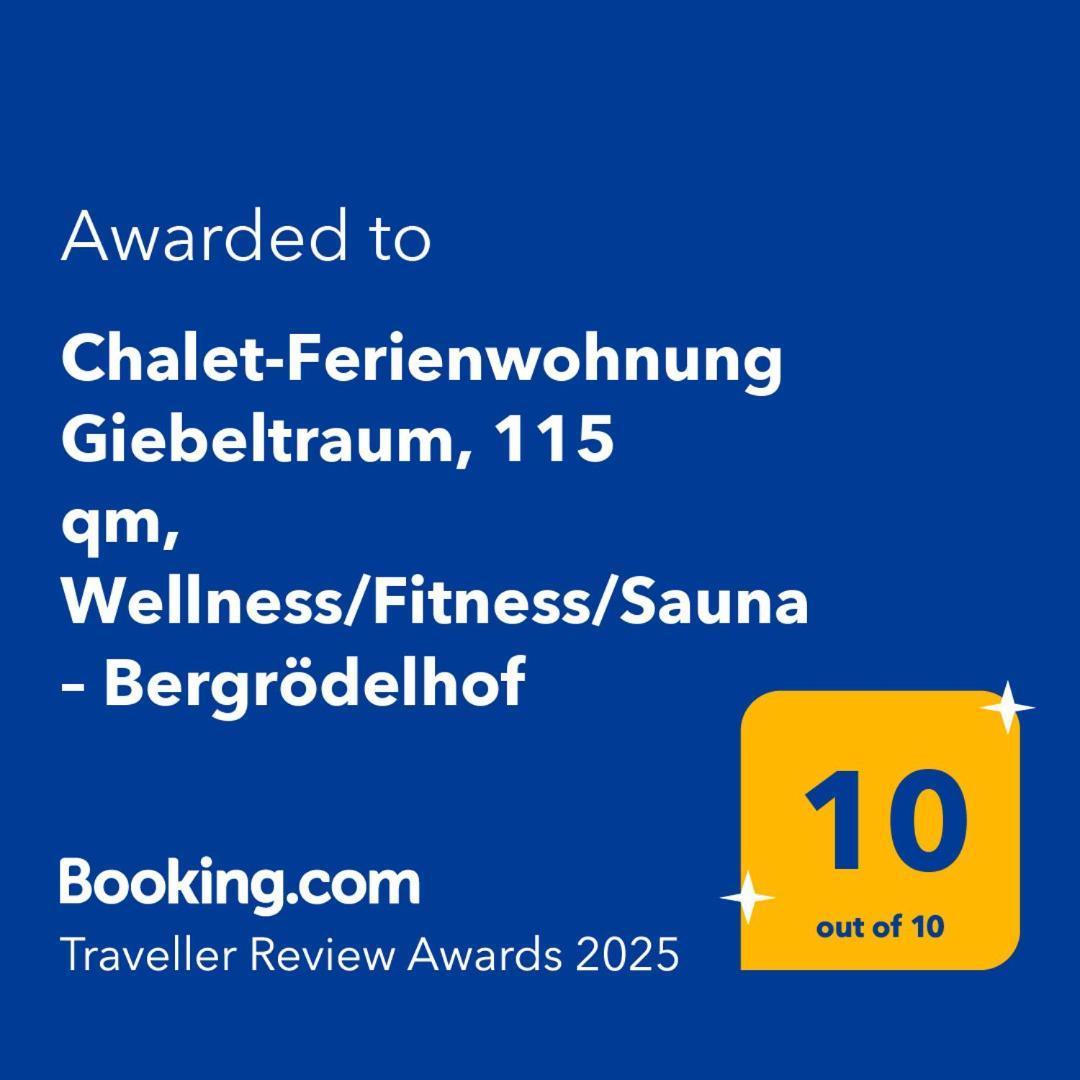 Chalet-Ferienwohnung Giebeltraum, 115 Qm, Wellness/Fitness/Sauna - Bergroedelhof Feilitzsch Eksteriør bilde